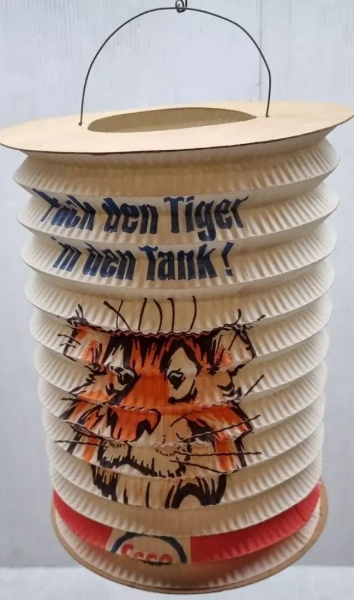 Esso 1965 Chinese Lantern "Pack den Tiger in den Tank" Paper (3947)
